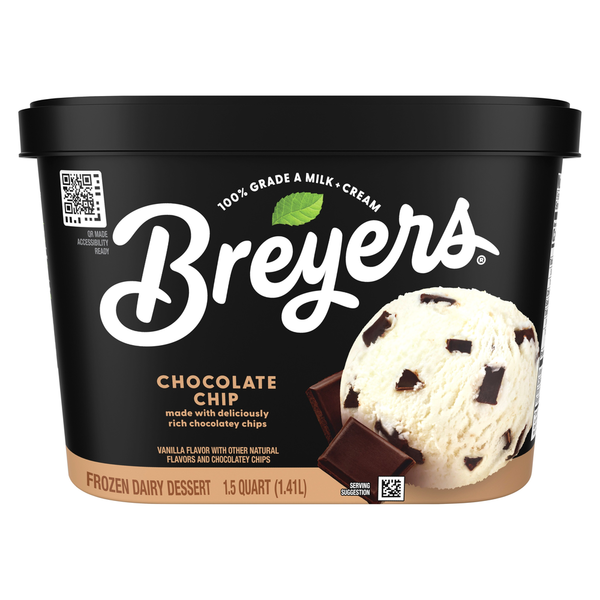 Breyers Frozen Dairy Dessert Chocolate Chip