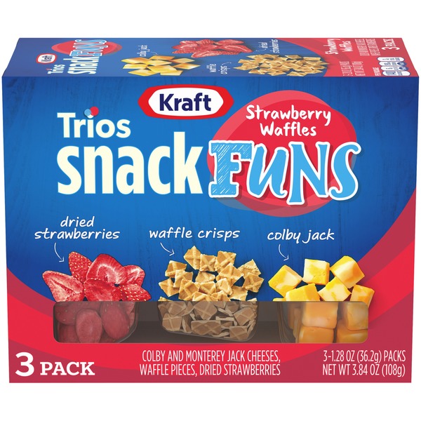 Kraft SnackFuns Strawberry Waffles Snack Mix (1.28 oz) from FoodsCo