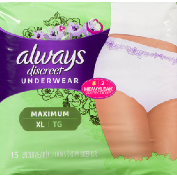 Always Extra Large Discreet Underwear Max Same-Day Delivery | Rexall