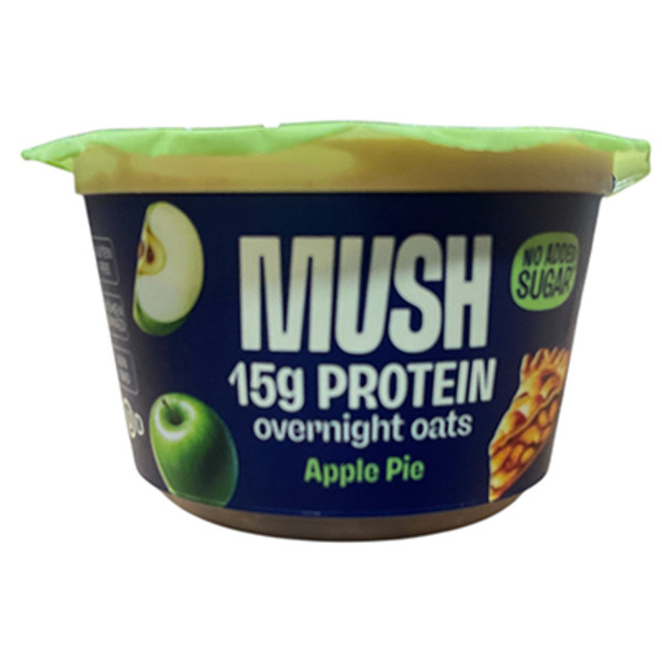 MUSH 15g Protein Apple Pie Overnight Oats