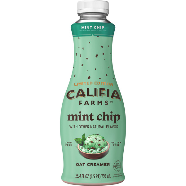MILKSLIME Califia Farms Mint Chip Oat Milk Coffee Creamer Same-Day Delivery