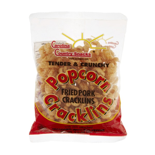 Carolina Country Snacks Popcorn Seasoned with Red Pepper Fried Pork Cracklins (3 oz) Instacart