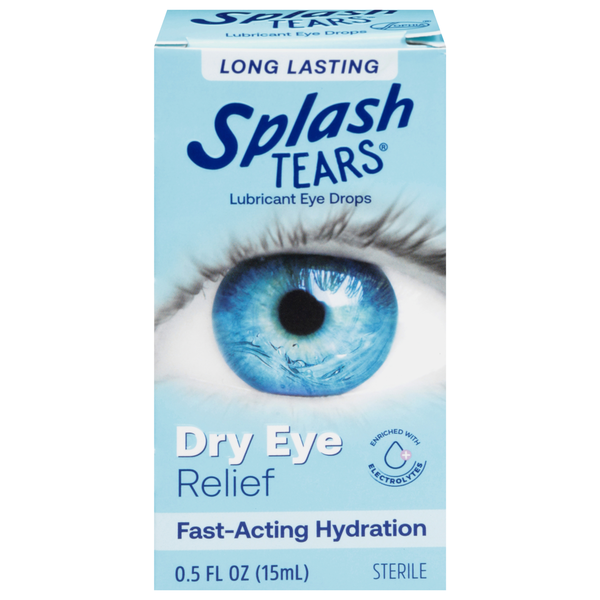 Splash Tears Dry Eye Relief Sterile Lubricating Eye Drops Same-Day Delivery | Fiesta Mart Splash Tears Dry Eye Relief Sterile Lubricating Eye Drops Same-Day Delivery | Fiesta Mart
