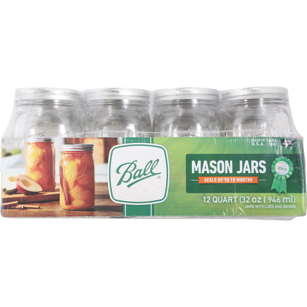 Ball Mason Jars, Wide Mouth, 12 Quart Same-Day Delivery or Pickup