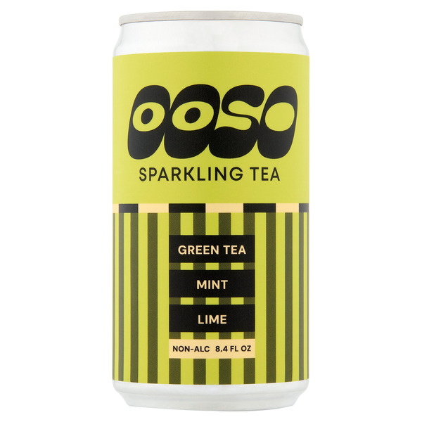 Ooso Green Tea Mint Lime Sparkling Tea Same-Day Delivery or Pickup