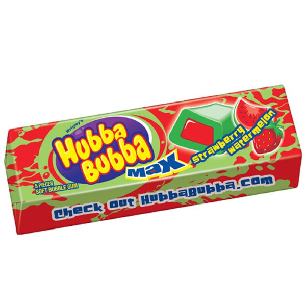 Hubba Bubba - Max Strawberry Watermelon - 5 Pc