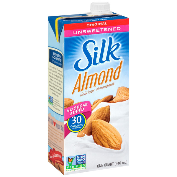 Silk - Original Unsweetened Almond Milk - 6/32 oz