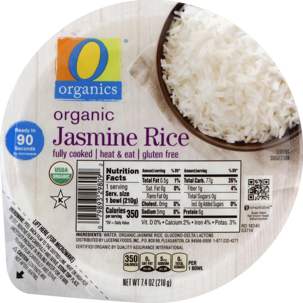O Organics Jasmine Rice, Organic