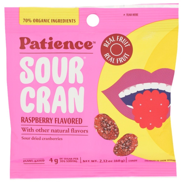 Patience Fruit & Co Raspberry Flavored Sour Dried Cranberries Same