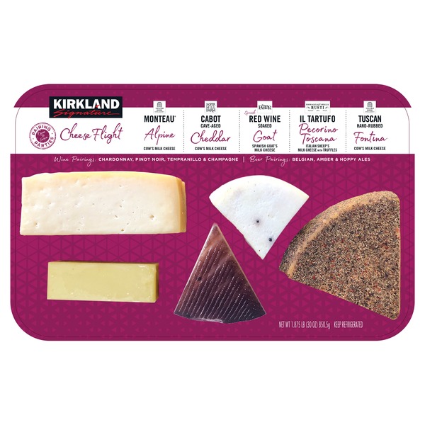 Kirkland Signature Cheese Flight Variety Pack Cheeses (30 oz) from