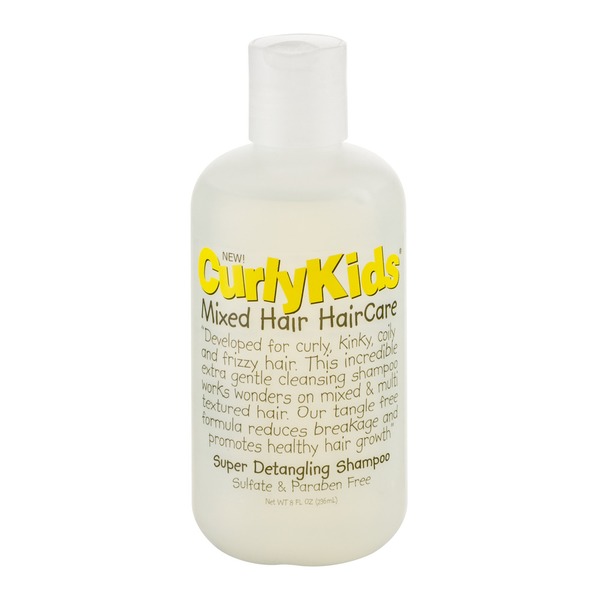 Curly Kids Mixed Hair Haircare Super Detangling Shampoo 8 Fl Oz