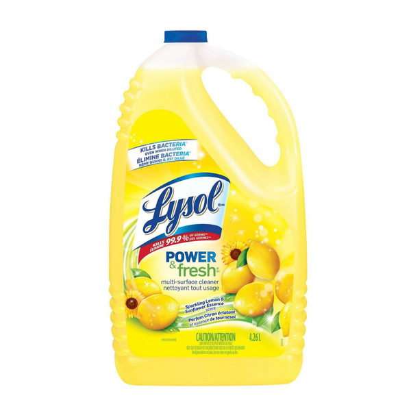 Lysol - All Purpose Cleaner, Lemon Scent - 144 oz