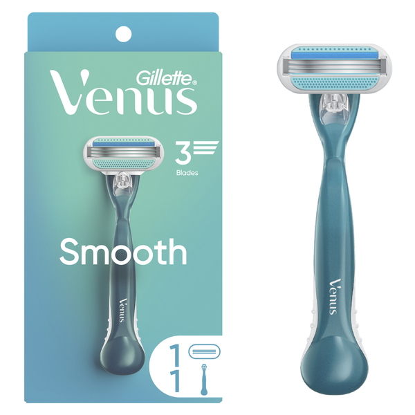 Venus Smile リンジンジェル RAJAS Venus Smooth Women's Razor Handle + 1 Razor Blade Refill Same-Day