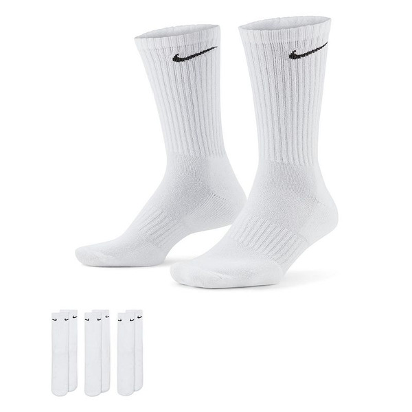 Nike Everyday Cushioned Training Crew Socks, Large