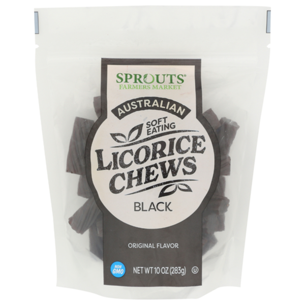 Sprouts Australian Soft Eating Black Licorice Chews Same-Day