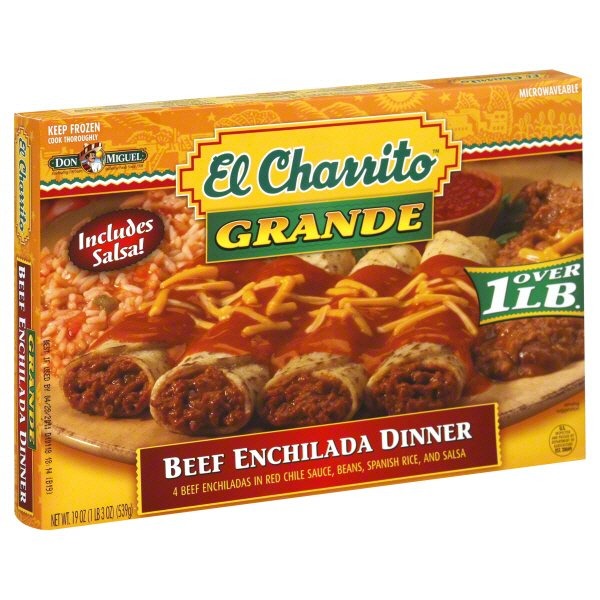 El Charrito Beef Grande Enchilada Dinner (19 oz) from Food King Instacart