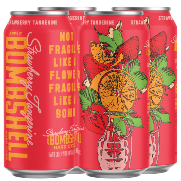 Bombshell Strawberry Tangerine Hard Cider Same-Day Delivery or