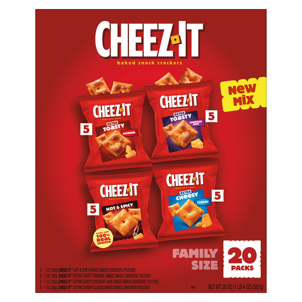 Cheez-It Original Portion Packs, 20ct Same-Day Delivery or Pickup