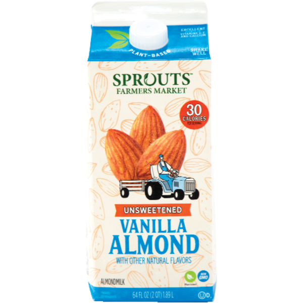 Sprouts Almond Milk-Unsweet-Vanilla Same-Day Delivery or Pickup ...