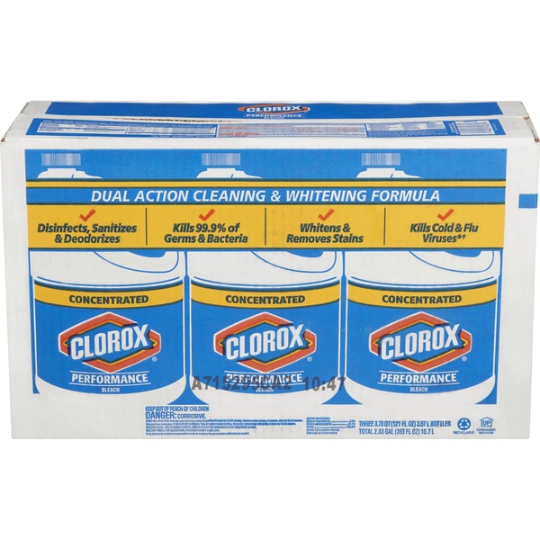Clorox Performance Bleach (3 ct) Instacart
