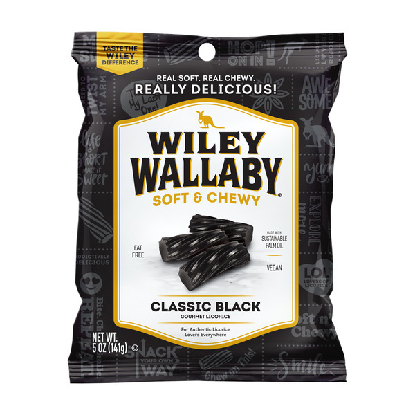 Wiley Wallaby Classic Black Licorice Same-Day Delivery | Dollar Tree