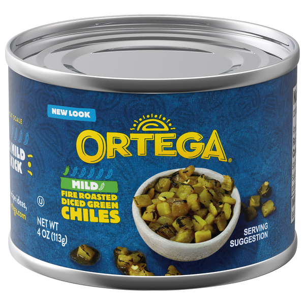 ORTEGA Fire Roasted Mild Diced Green Chiles Same-Day Delivery