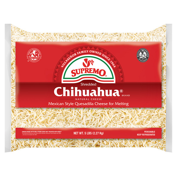 V&V Supremo - Shredded Chihuahua Cheese - 5 lb