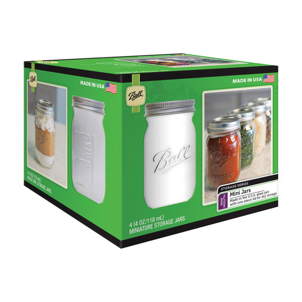 Ball Jars, Mini, Mini Mouth, 4 Ounce