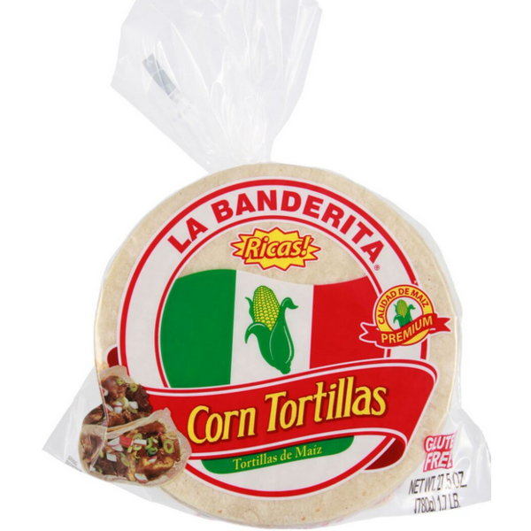 La Banderita - Corn Tortillas, 6 inch - 90 ct Pack