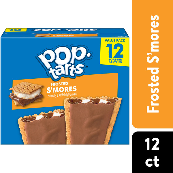 Pop-Tarts Frosted S'mores Toaster Pastries, Breakfast Foods, Value Pack