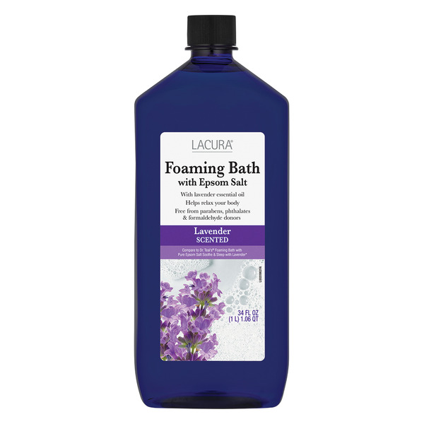 ALDI Lacura Lavendar Epsom Foaming Bath SameDay Delivery or Pickup