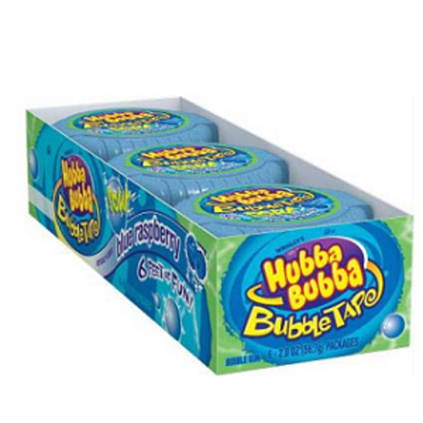 Hubba Bubba - Sour Raspberry Tape Gum - 12 ct