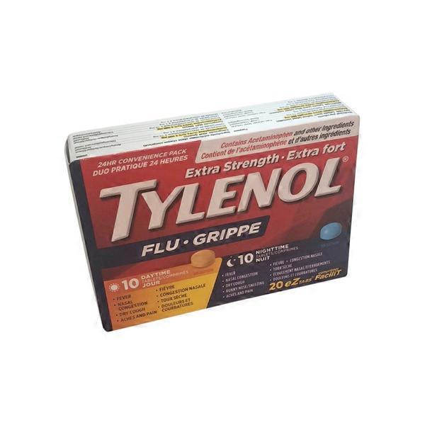 Tylenol Flu Extra Strength Combo Daytime & Nightime (20 ct) from
