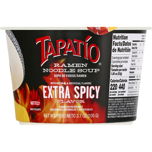 Tapatio Ramen Noodle Soup, Extra Spicy Flavor