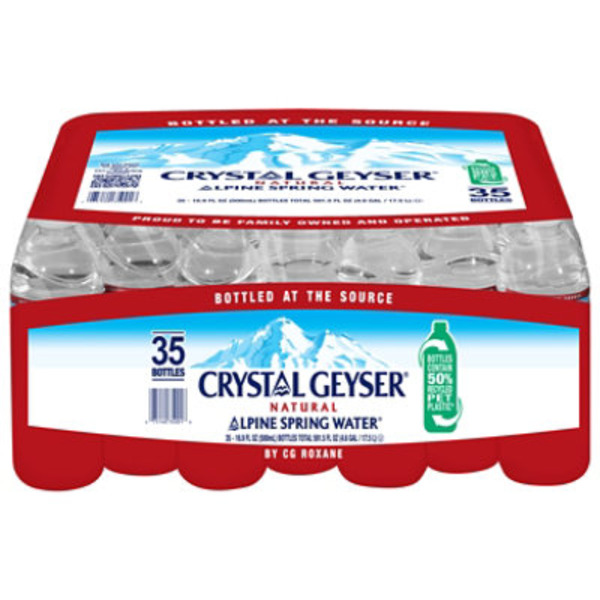 Crystal Geyser Alpine Spring Water, Natural