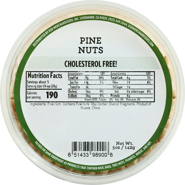 DSD Merchandisers Pine Nuts