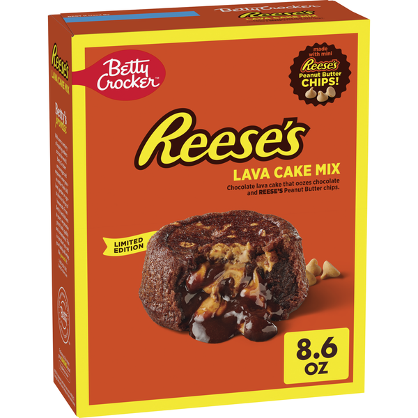 Betty Crocker Lava Cake Mix With REESE'S Peanut Butter Chips Same