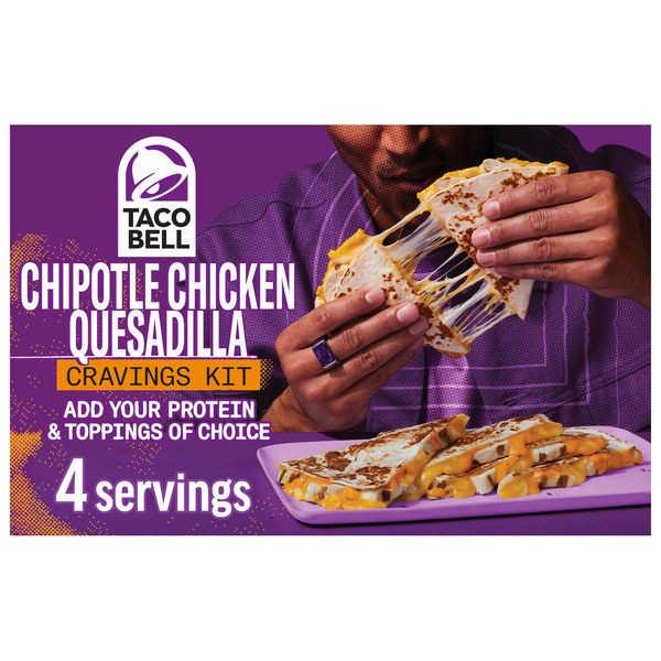 Taco Bell Chipotle Chicken Quesadilla Cravings Kit Same-Day