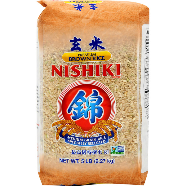 Nishiki Brown Rice, Premium, Medium Grain