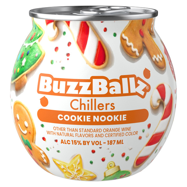BuzzBallz Cookie Nookie Chillers, 187ml 30 Proof Same-Day Delivery