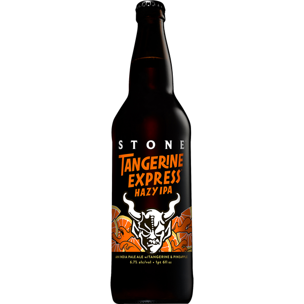 Stone Brewery Beer, Tangerine Express, Hazy IPA (22 fl oz) Instacart