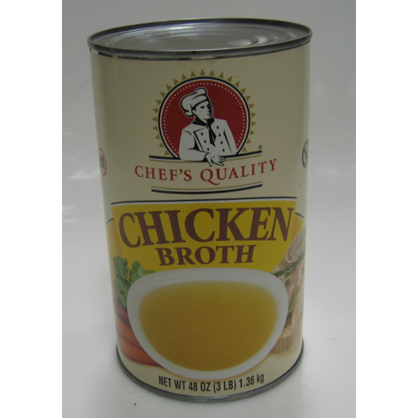 Chef's Quality - Chicken Broth - 48 oz Can
