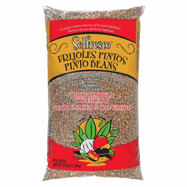 Trinidad Benham Washed/Triple Cleaned Pinto Beans, 25 lbs Same-Day ...
