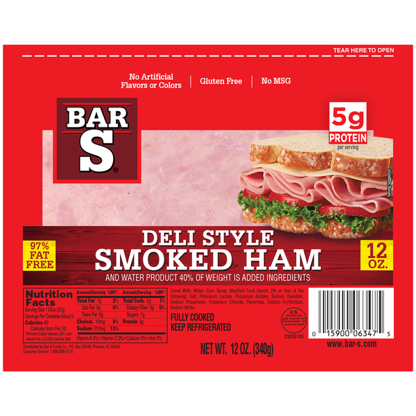 Bar-S Deli Style Smoked Ham
