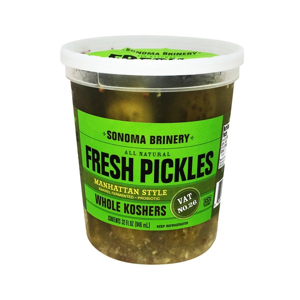 Sonoma Brinery Manhattan Style Whole Kosher Pickles from Gelson's