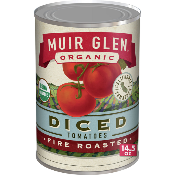 Muir Glen Organic Diced Tomatoes, Fire Roasted