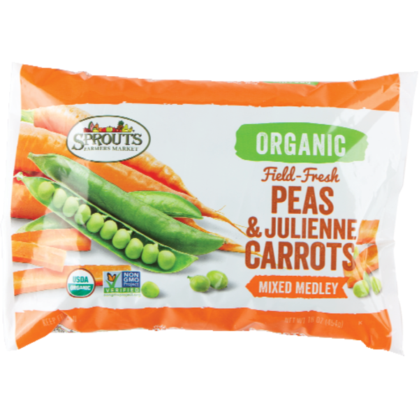 Sprouts Farmers Market Sprouts Organic Peas & Julienne Carrots Mixed