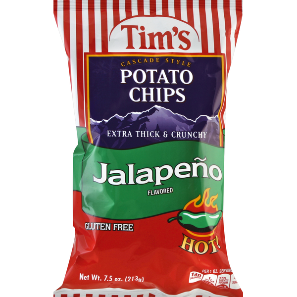 Tim's Cascade Style Hot Jalape̱o Potato Chips (7.5 oz) from Mollie
