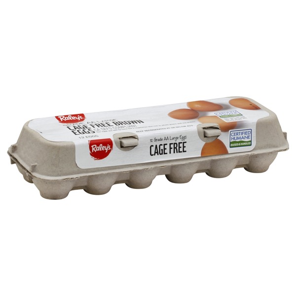 Raley's Cage Free Brown Eggs