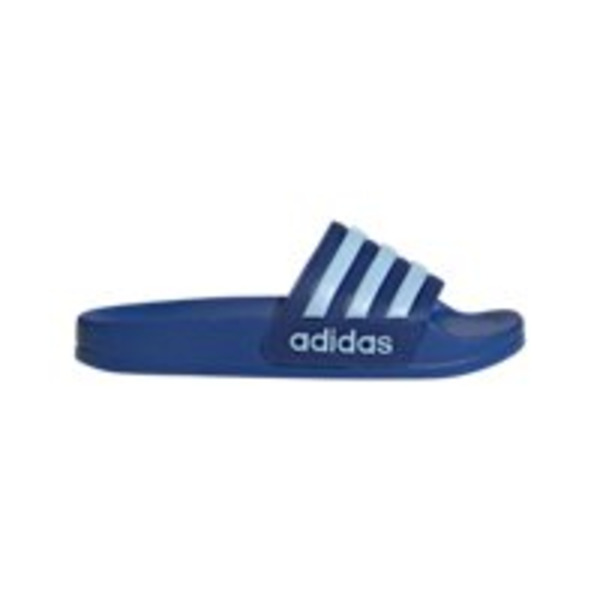 adidas Kids' Adilette Shower Slides, Size 1, Medium/D - Team Royal Blue/Glow Blue/Team Royal Blue